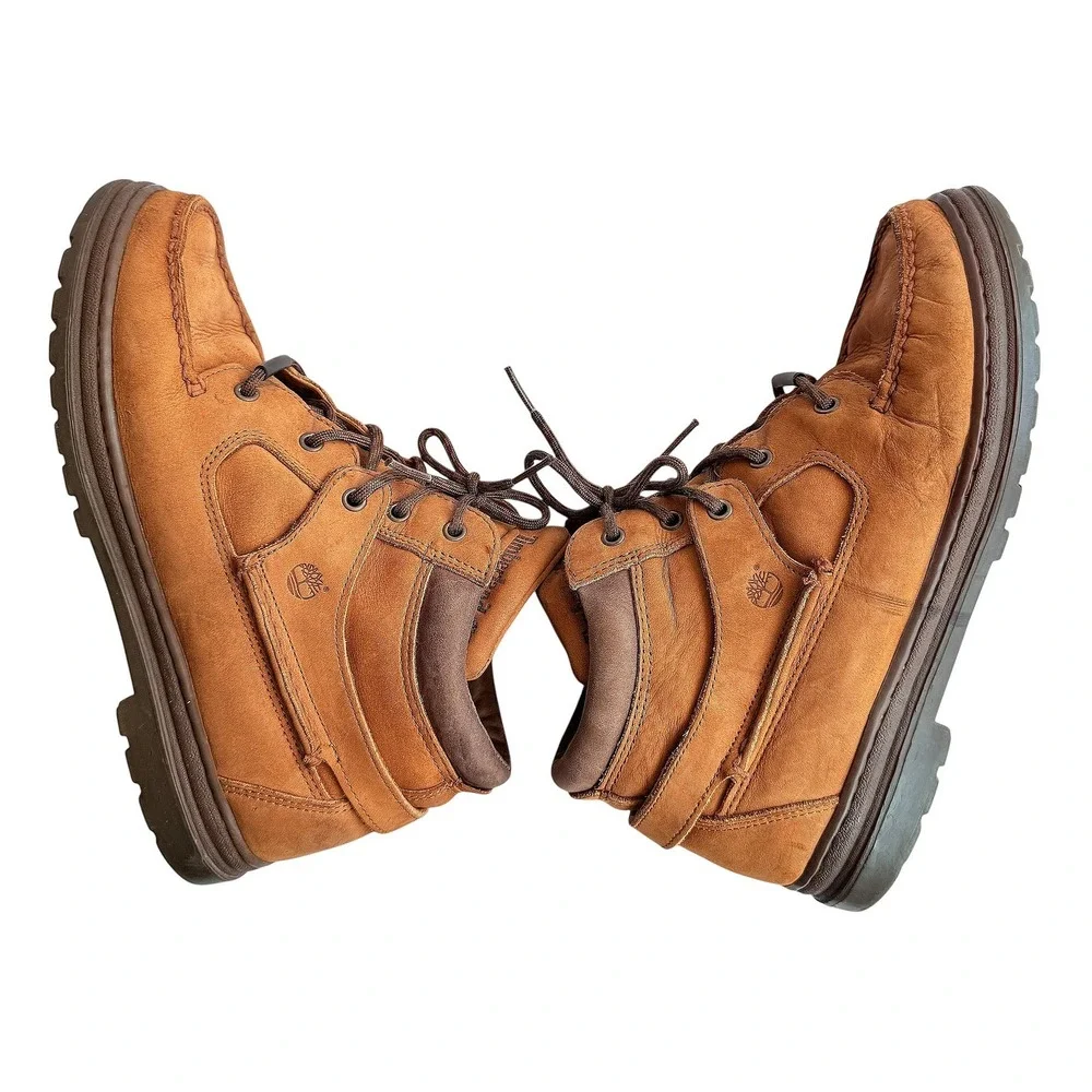 Timberland Women's Boots Brown Waterproof GoreTex‎ Leather Vintage Size 9.5M